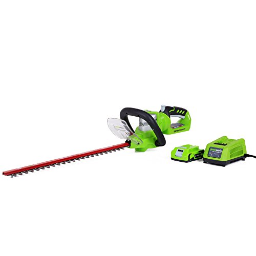 Greenworks 24V 22" Cordless Hedge Trimmer
