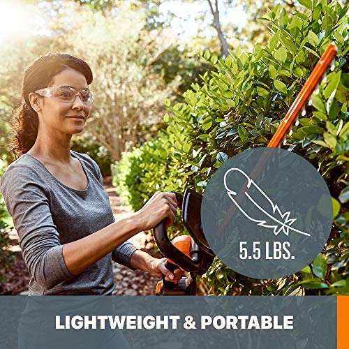 WORX 20V Cordless Hedge Trimmer - 22
