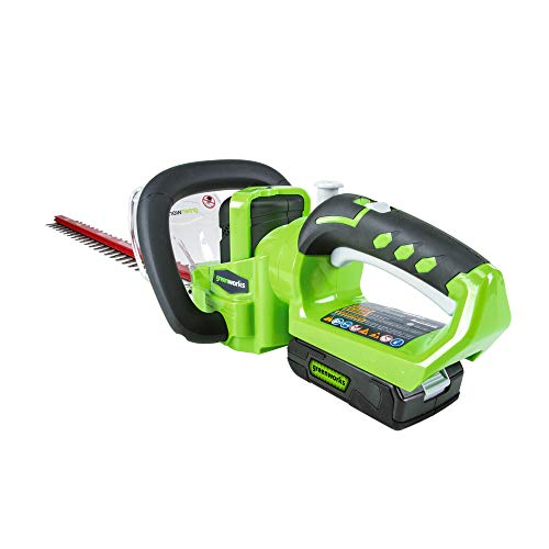 Greenworks 24V 22" Cordless Hedge Trimmer