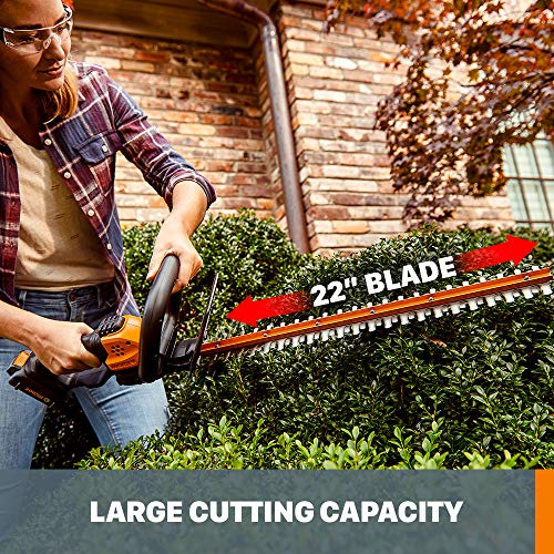 WORX 20V Cordless Hedge Trimmer - 22