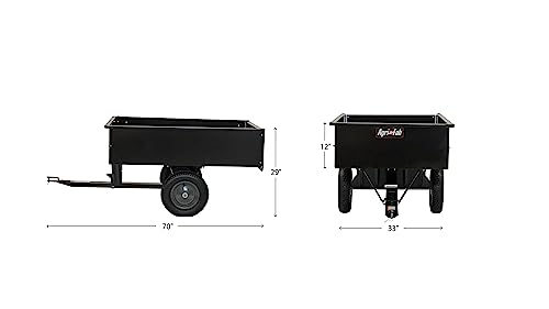 Agri-Fab 750lb Utility Tow Cart, Black