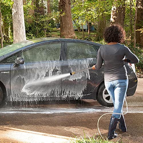 Electric Pressure Washer with Hose Reel & Nozzles