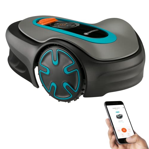 GARDENA SILENO Minimo Robotic Lawn Mower, Bluetooth enabled