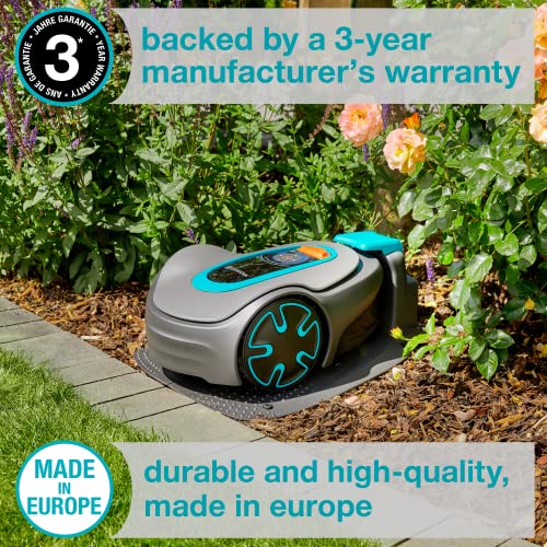 GARDENA SILENO Minimo Robotic Lawn Mower, Bluetooth enabled