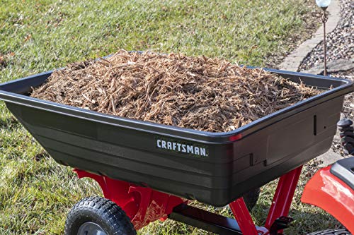 Craftsman 10-cu ft Poly Dump Cart, Red