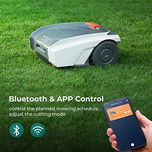 Satellite Navigated Robotic Lawnmower, Battery Powered