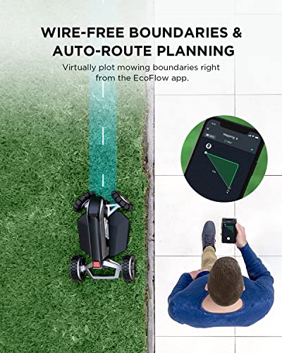 Wire-Free Robotic Lawn Mower with GPS & Obstacle Avoidance
