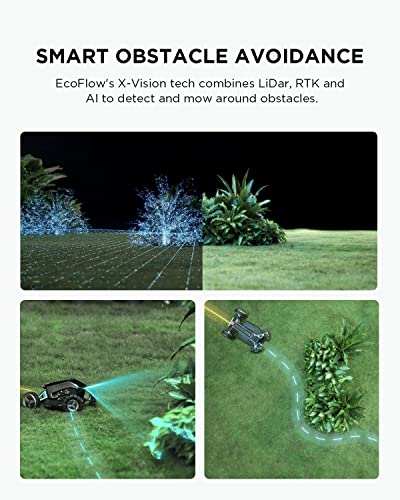 Wire-Free Robotic Lawn Mower with GPS & Obstacle Avoidance