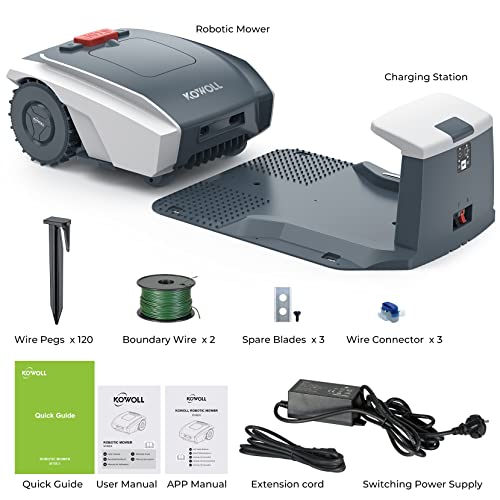 Satellite Navigated Robotic Lawnmower, Battery Powered