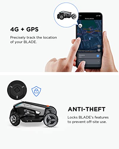 Wire-Free Robotic Lawn Mower with GPS & Obstacle Avoidance