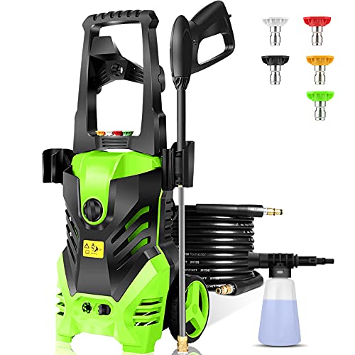 Electric High-Pressure Washer with Foam Cannon