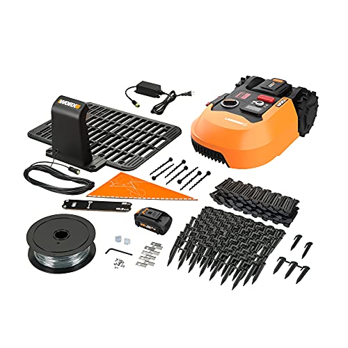 Worx Landroid S 20V Robotic Lawn Mower 1/8 Acre / 5,445 Sq Ft. Power Share - WR165 (Battery & Charger Included)