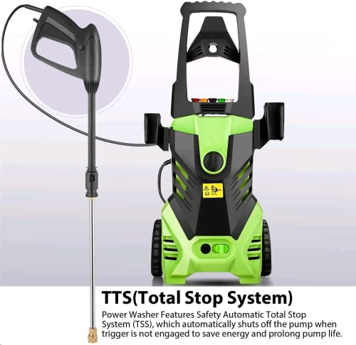 Electric High-Pressure Washer with Foam Cannon
