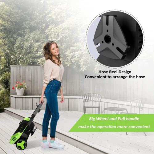 Electric High-Pressure Washer with Foam Cannon