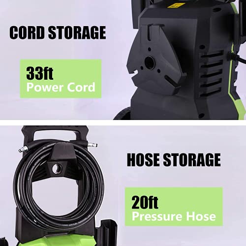 Electric High-Pressure Washer with Foam Cannon