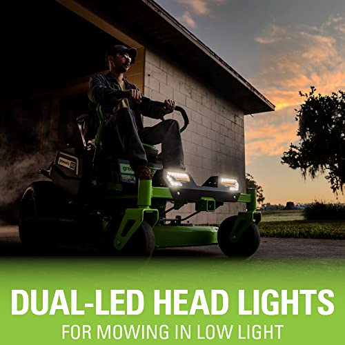 Greenworks 80V Zero Turn Lawn Mower with Batteries