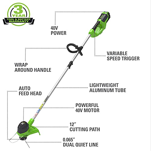 Greenworks 40V Cordless String Trimmer