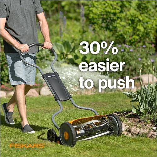Fiskars Staysharp Push Reel Mower (17")