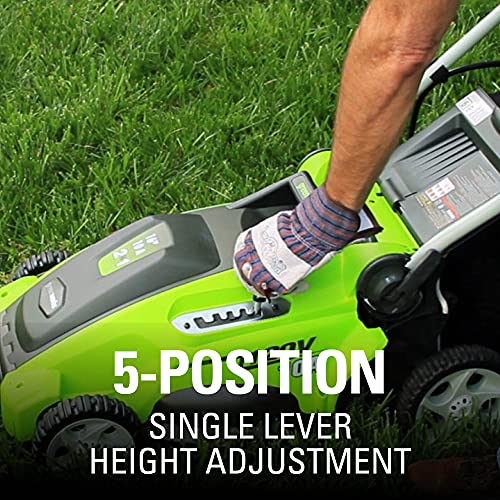 Greenworks Corded Mower, 16-inch Blade