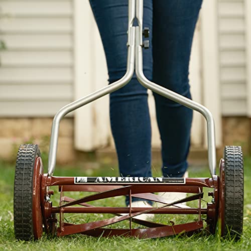 14-Inch 5-Blade Push Reel Lawn Mower