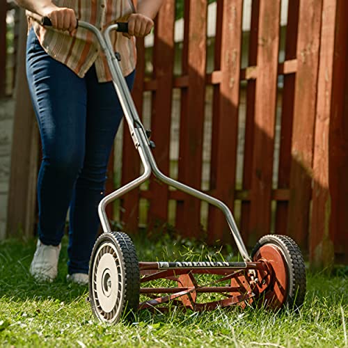 14-Inch 5-Blade Push Reel Lawn Mower