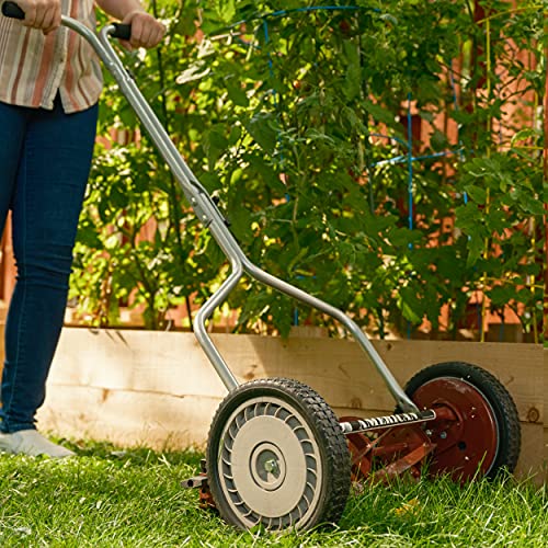 14-Inch 5-Blade Push Reel Lawn Mower