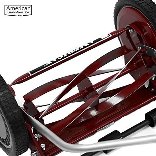 14-Inch 5-Blade Push Reel Lawn Mower