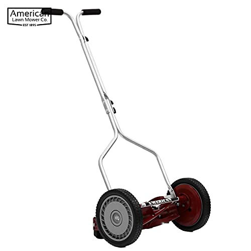 14-Inch 5-Blade Push Reel Lawn Mower
