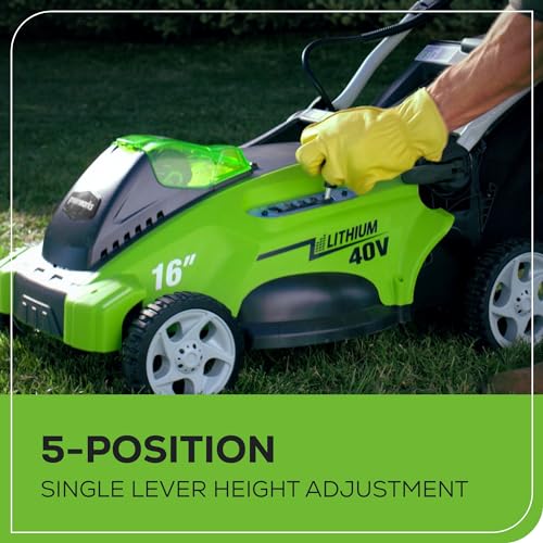 Greenworks 40V Cordless Electric Lawn Mower