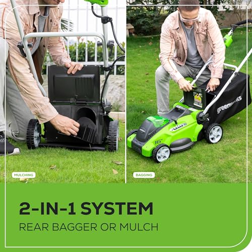Greenworks 40V Cordless Electric Lawn Mower