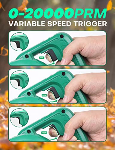 KIMO Cordless 2-in-1 Leaf Blower & Vacuum