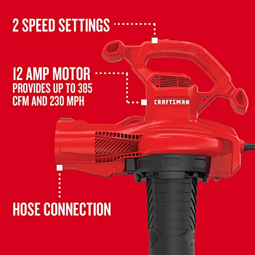 CRAFTSMAN Electric Leaf Blower - 12-Amp