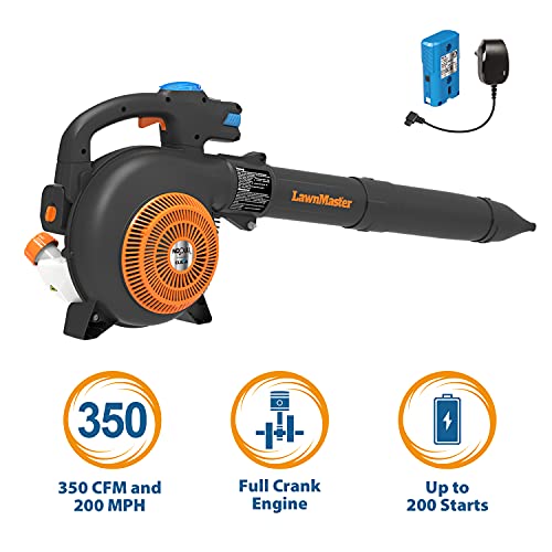 Gas-Powered Leaf Blower with Electric Start & Cruise Control