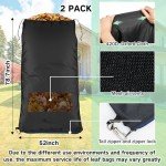 Patelai Heavy-Duty Lawn Tractor Leaf Catcher Bags