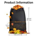 Upgraded Lawn Tractor Leaf Bag, 97.2"x54.3
