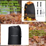 Upgraded Lawn Tractor Leaf Bag, 97.2"x54.3