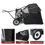YITAMOTOR 42" Tow Behind Lawn Leaf Collector