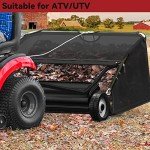 YITAMOTOR 42" Tow Behind Lawn Leaf Collector