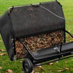 YITAMOTOR 42" Tow Behind Lawn Leaf Collector