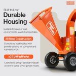 SuperHandy 7HP Mini Wood Chipper Shredder Mulcher