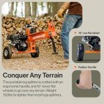 20-Ton Portable Log Splitter with Auto Return