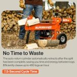 20 Ton Gas Log Splitter - Commercial Quality
