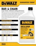 DEWALT Eco-Friendly Chainsaw Oil - 16 oz