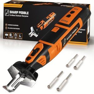 Cordless Chainsaw Sharpener Kit with Accessories