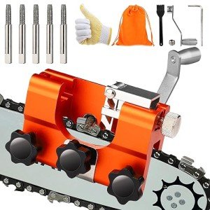 Portable Hand Crank Chainsaw Sharpener Kit