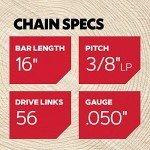 Oregon S56 Chainsaw Chain for 16-Inch Bars