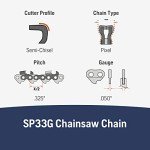 Husqvarna X-Cut SP33G Chainsaw Chain - 18 Inch
