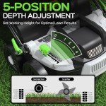 TIECTOWN 16-Inch Electric Dethatcher with Bag