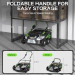 TIECTOWN 16-Inch Electric Dethatcher with Bag
