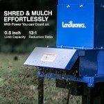 Landworks Electric Leaf Mulcher Shredder + Cutting Blade